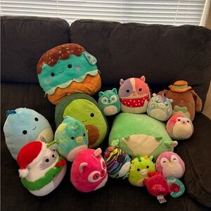 Squishmallow plush lot